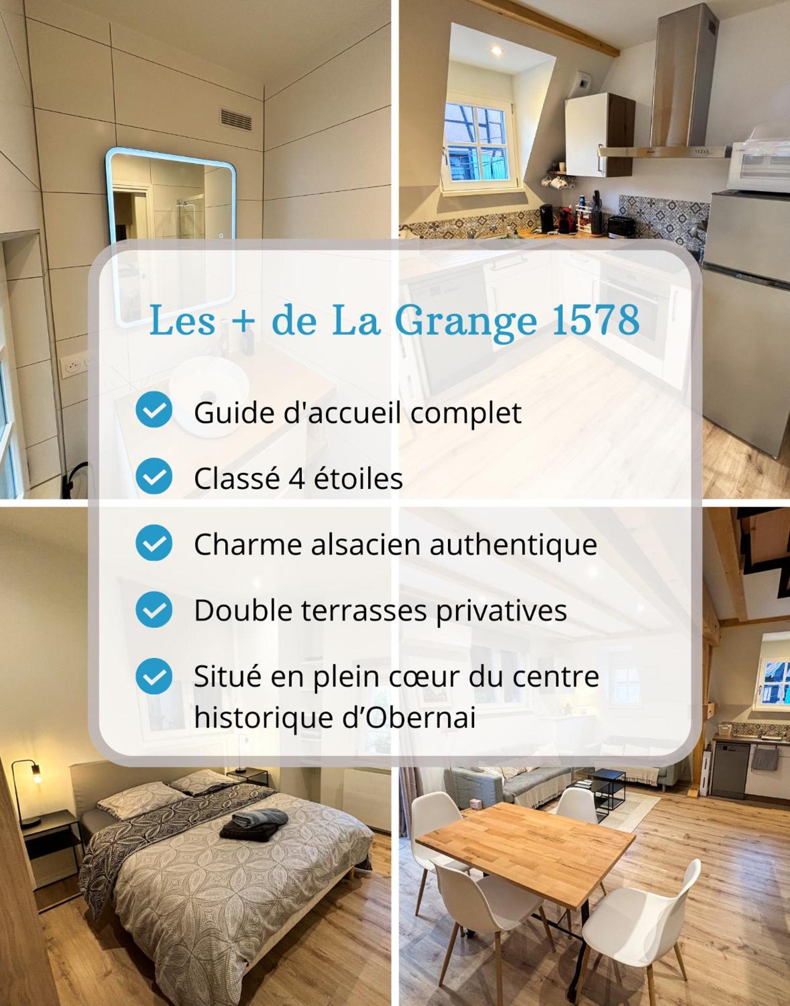 La Grange 1578 - Maison 4 Etoiles - Centre Ville - Commerce A Proximite Obernai Exterior foto